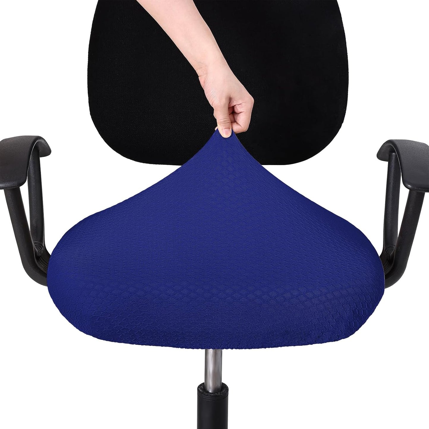 Smiry Office Computer Chair Armrest Covers, 2PCs Anti-dust Arm Rest Pad | Removable Washable Desk Chair Arm Pad Covers, Grey
