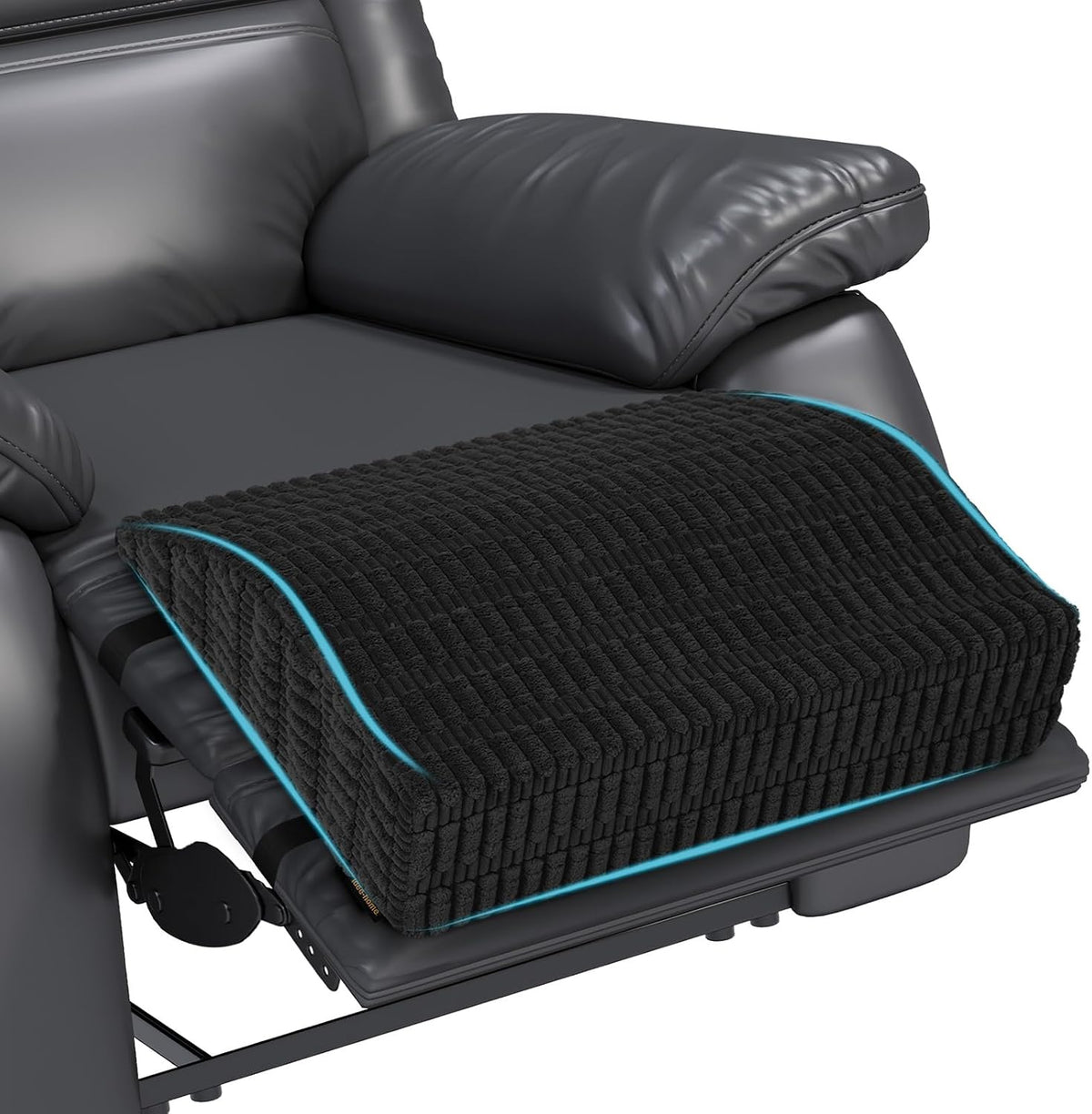 idee-home Recliner Leg Rest Cushion, Recliner Footrest Extender Pillow