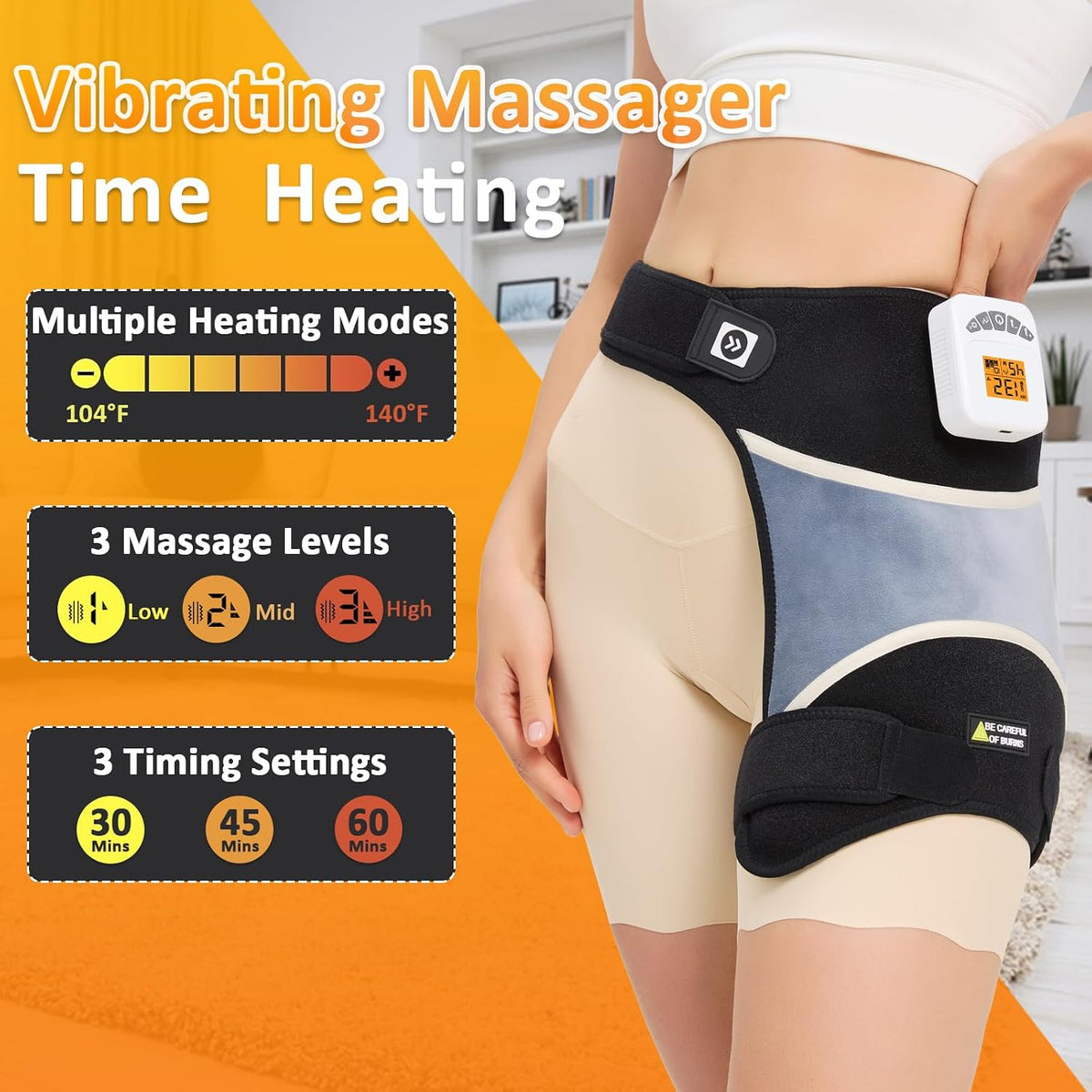 Feet Warmers, 5000mAh Rechargeable Foot &Ankle Heating Pad for Circulation