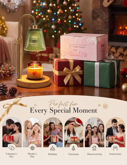 Candle Warmer Lamp with Timer Home Decor Birthday Gifts for Women