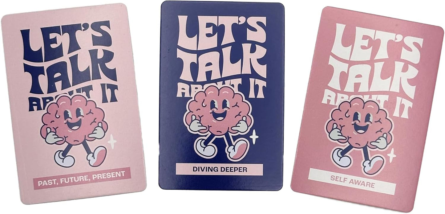 Island Dogs Let's Get Social - Let's Talk About It Card Game | Fun Party & Family Activity | Conversation Starter for Teens & Adults | 120 Cards for Meaningful Connections | 120 conversation-starter cards; family game night games, party icebreaker, and