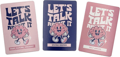 Island Dogs Let's Get Social - Let's Talk About It Card Game | Fun Party & Family Activity | Conversation Starter for Teens & Adults | 120 Cards for Meaningful Connections | 120 conversation-starter cards; family game night games, party icebreaker, and