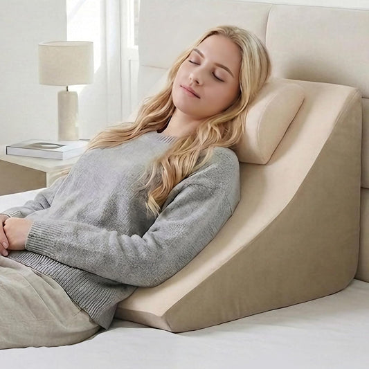 Vekkia 21” Back Rest Pillow with Dual-Layer Foam for Reclining and Sitting