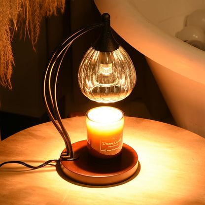Candle Warmer Lamp with Timer and Dimmer - Electric Melter for Scented Jar Candles - Housewarming, New Home Decor