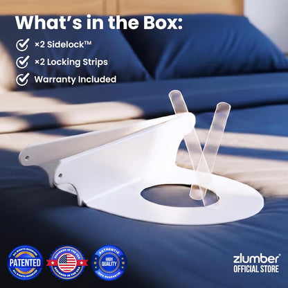 The Original USA Patented ZlumberLock - Secure Sheet Holder with Heavy-Duty Mattress Straps – No More Loose Bedding, Universal Fit, Easy One-Time Installation