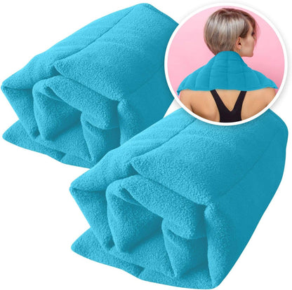 XL Microwavable Heating Pad with Cover Releases Moist Heat for Back Pain