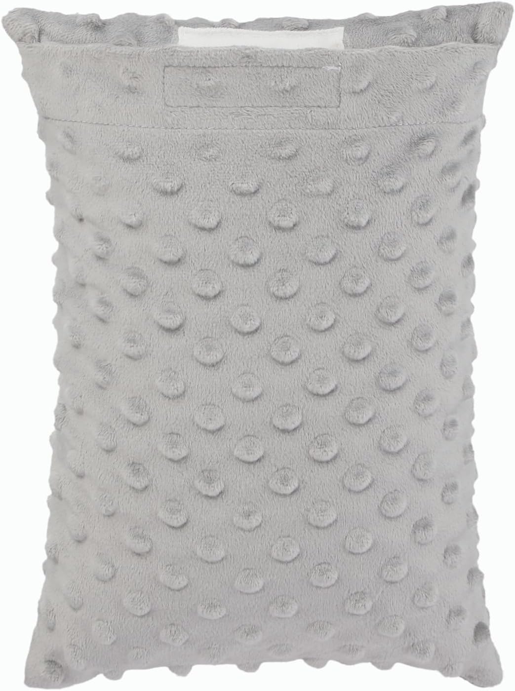 Small Neck Pillow for Recliner Chair Neck Support Pillows Pain Relief Plump Adjustable Filling Nap Airplane Sleeping Little Cushion Minky Dot Dark Gray