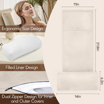 Neck Pillow for Recliner Chair, Adjustable Recliner Pillow for Headrest