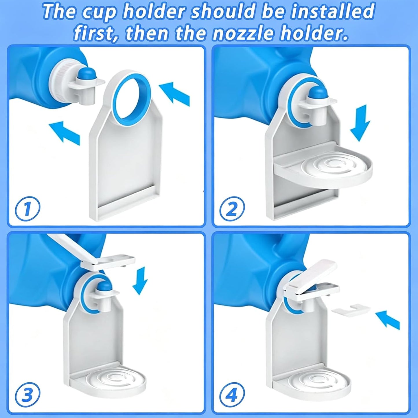 2pcs liquid detergent dispenser holder with detergent cup holder and drip tray is easy to clean and easy to organize and store in the room.