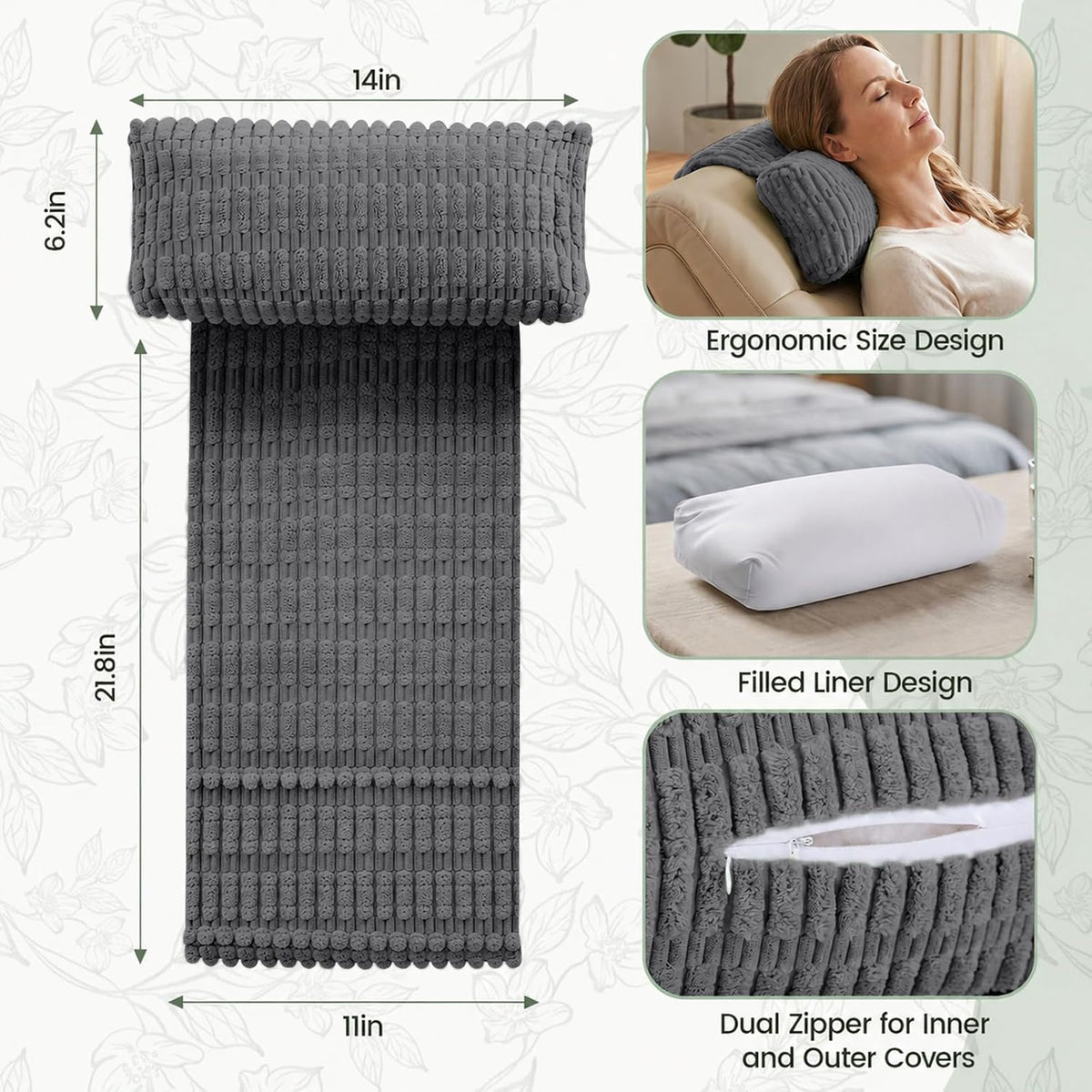 Recliner Pillow, Adjustable Neck Pillow for Recliner Chair