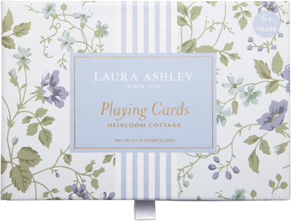 Laura Ashley Pretty Pattern Matching Game – 52 Floral Memory Cards in Decorative Gift Box – Classic Matching Game – Cognitive Brain Training & Family Fun | Classic Concentration Play with Elegant Botanical Artwork, Cognitive Brain Training and Family Fun