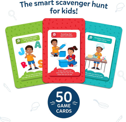 Skillmatics Found It Indoor – Scavenger Hunt Card & Board Game for Kids