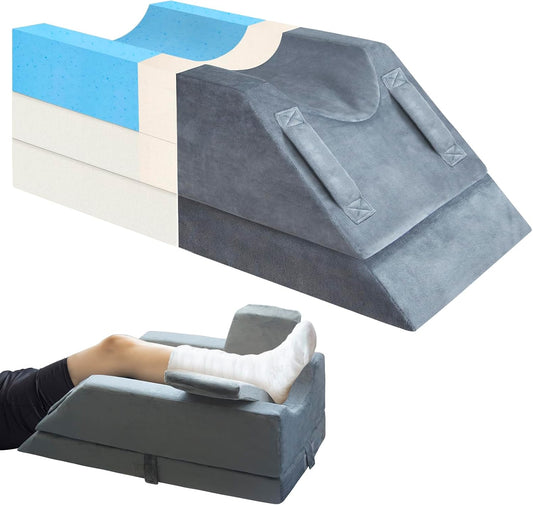 KingPavonini 4-Height Adjustable Leg Elevation Pillows for After Surgery