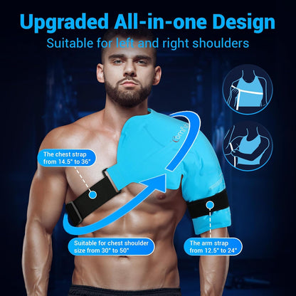 Comfytemp Shoulder Ice Pack, Rotator Cuff Cold Therapy Wrap (Large/X-Large)
