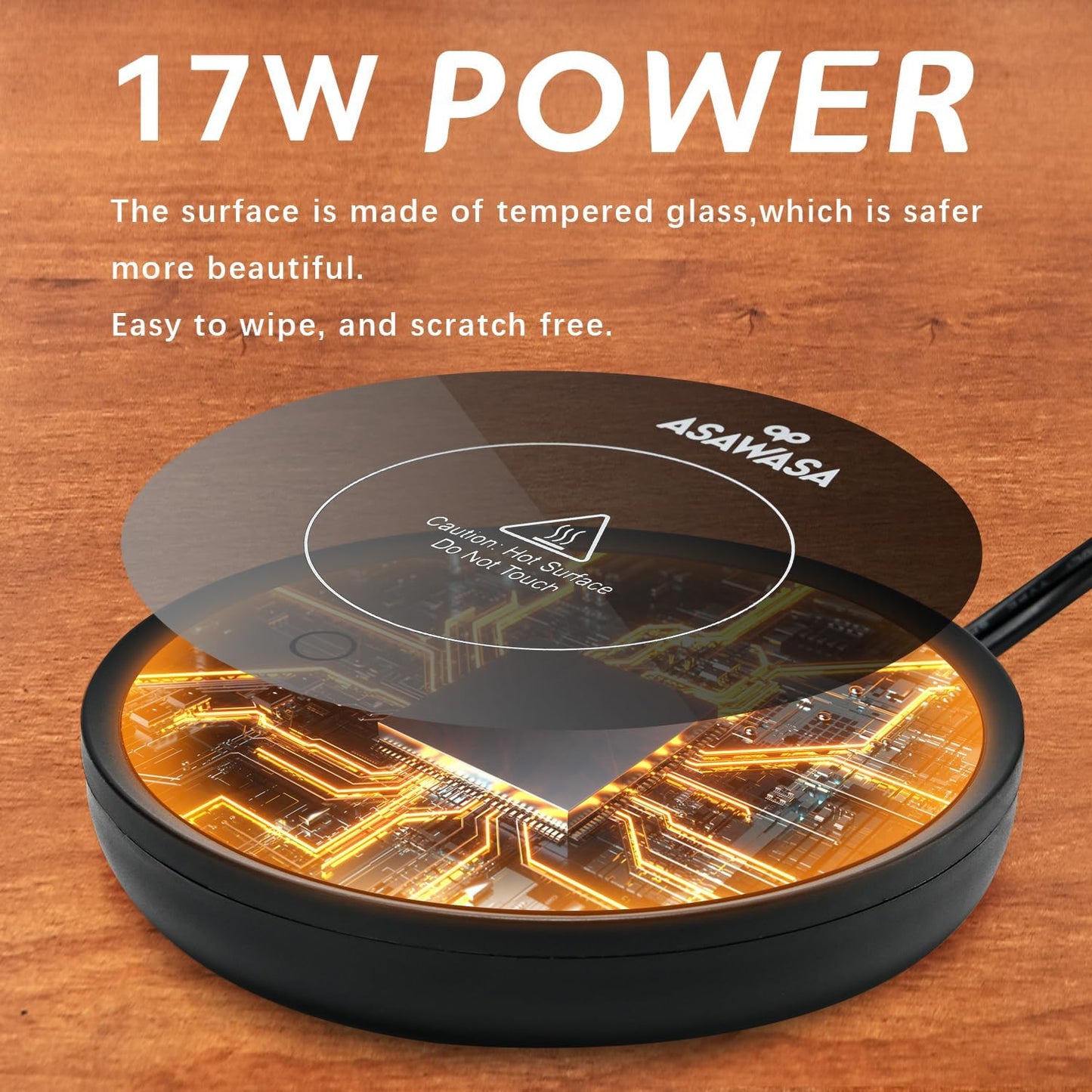 ASAWASA Smart Candle Warmer for Large Jar, Coffee Mug Warmers, with Gravity Switch Auto Shut-On/Off, Safely and evenly Release The Aroma, Keep The Drink at a Pleasant Temperature, A Thoughtful Gifts