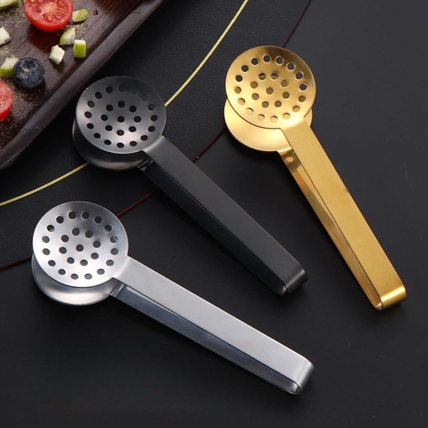 Stainless Steel Tea Bag Squeezer, Tea Bag Press and Spoon, Coffee Bag Clip Tool for Tea Bags, Tea Spoon for Honey Sugar Cube and Lemon, Kitchen Tool for Tea Lovers, 6.02"x1.85"x0.79" (Silver,1)
