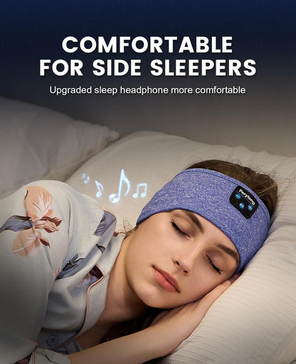 Perytong 2 Pack Sleep Headphones, Sleeping Headphones | Bluetooth Headband with Ultra-Thin HD Stereo Speaker, Wireless Headphone for Sports, Insomnia, Yoga, Air Travel, Meditation