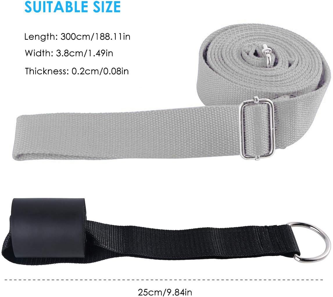 Leg Stretcher, Door Flexibility & Stretching Leg Strap - Great for Ballet Cheer Dance Gymnastics or Any Sport Leg Stretcher Door Flexibility Trainer Premium Stretching Equipment