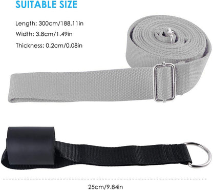 Leg Stretcher, Door Flexibility & Stretching Leg Strap - Great for Ballet Cheer Dance Gymnastics or Any Sport Leg Stretcher Door Flexibility Trainer Premium Stretching Equipment