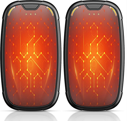 Hand Warmers Rechargeable 2 Pack, 3-Settings Rechargeable Hand Warmer, AI Smart Heating, Pocket Portable Electric Hands Warmer, Magnetic Handwarmers, A Winter for Kids and Loved Ones
