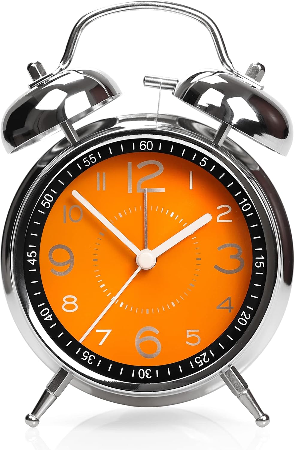 AYRELY® Super Loud Alarm Clock for Heavy Sleepers, 4.5 Inch Twin Bell Retro
