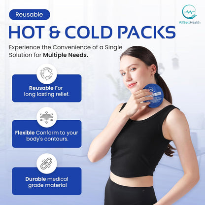 Extra Large Reusable Gel Ice Pack for Injuries (23"x15") | Large Ice Pack for Back Pain Relief, Post Surgery Recovery, Flexible Cold Pack for Lower Back Pain