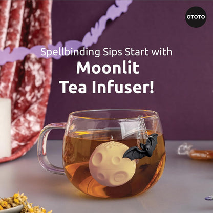 Cute Tea Infuser by OTOTO - Loose Leaf Tea Steeper, Tea Accessories, Tea Diffusers, Tea Infuser for Loose Leaf Tea, Tea Strainers, Cute Gifts, Tea Gift Set, Kitchen Gifts, Cooking Gadgets