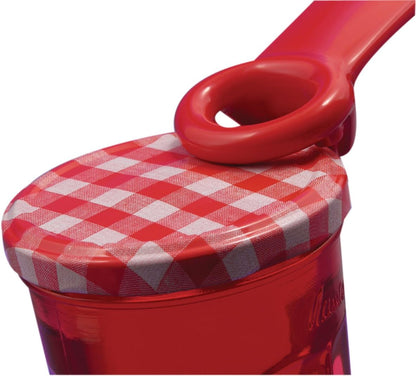 Brix JarKey Original Easy Jar Key Opener, 2-Pack, Red