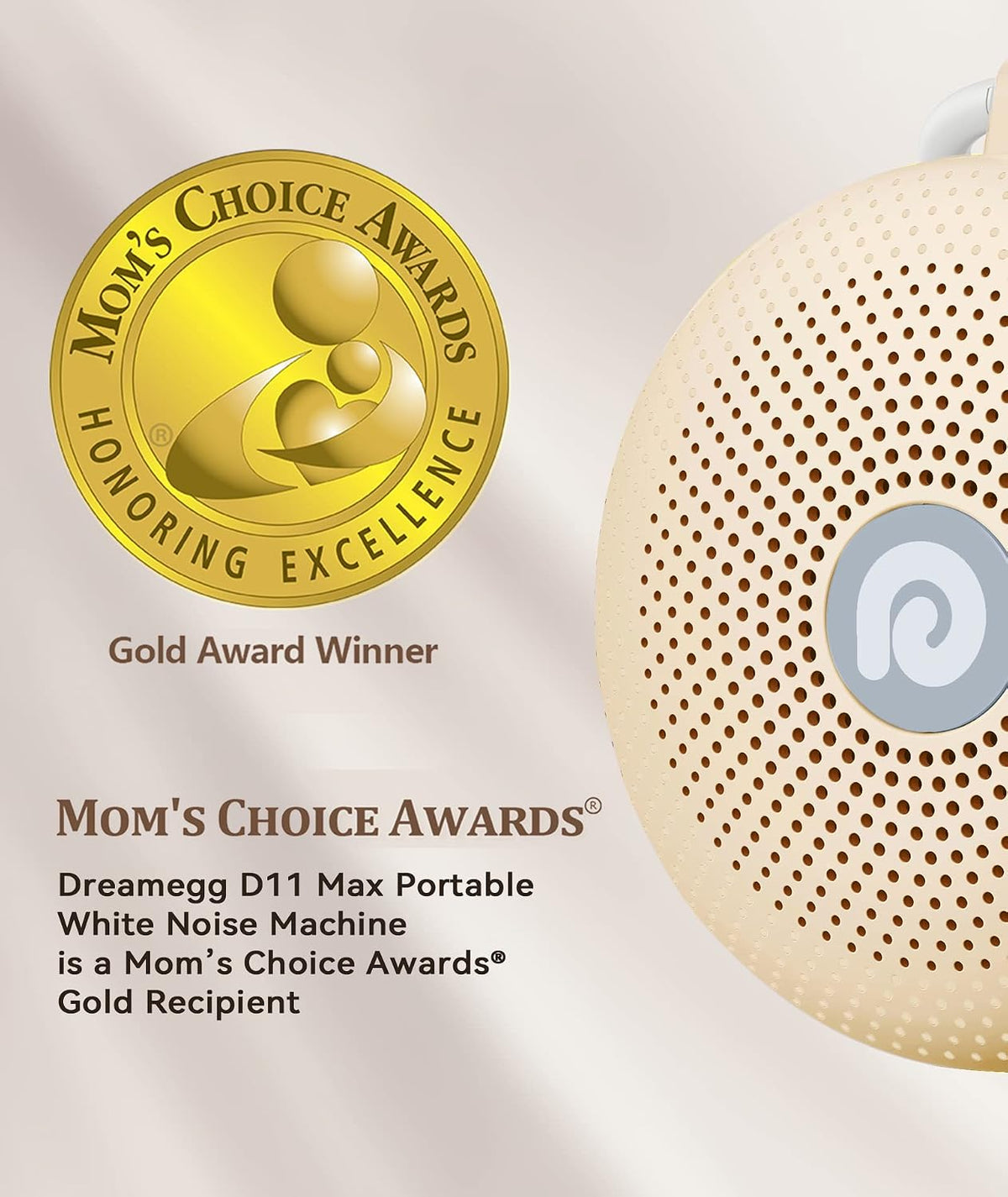 Dreamegg White Noise Machine - Portable Sound Machine for Baby Adult, Features Powerful Battery, 21 Soothing Sound, Noise Canceling for Office & Sleeping, Sound Therapy for Home, Travel(2Light Blue)