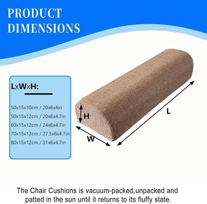 Knee Pillow Half Moon for Back Sleeping, Knee Wedge Pillow for Back Pain,Body Pillow Leg Pillow for Side Sleeping, Knee Bolster Pillow for Legs Support, Half Moon(17,45x18x10cm/18x7x4in)