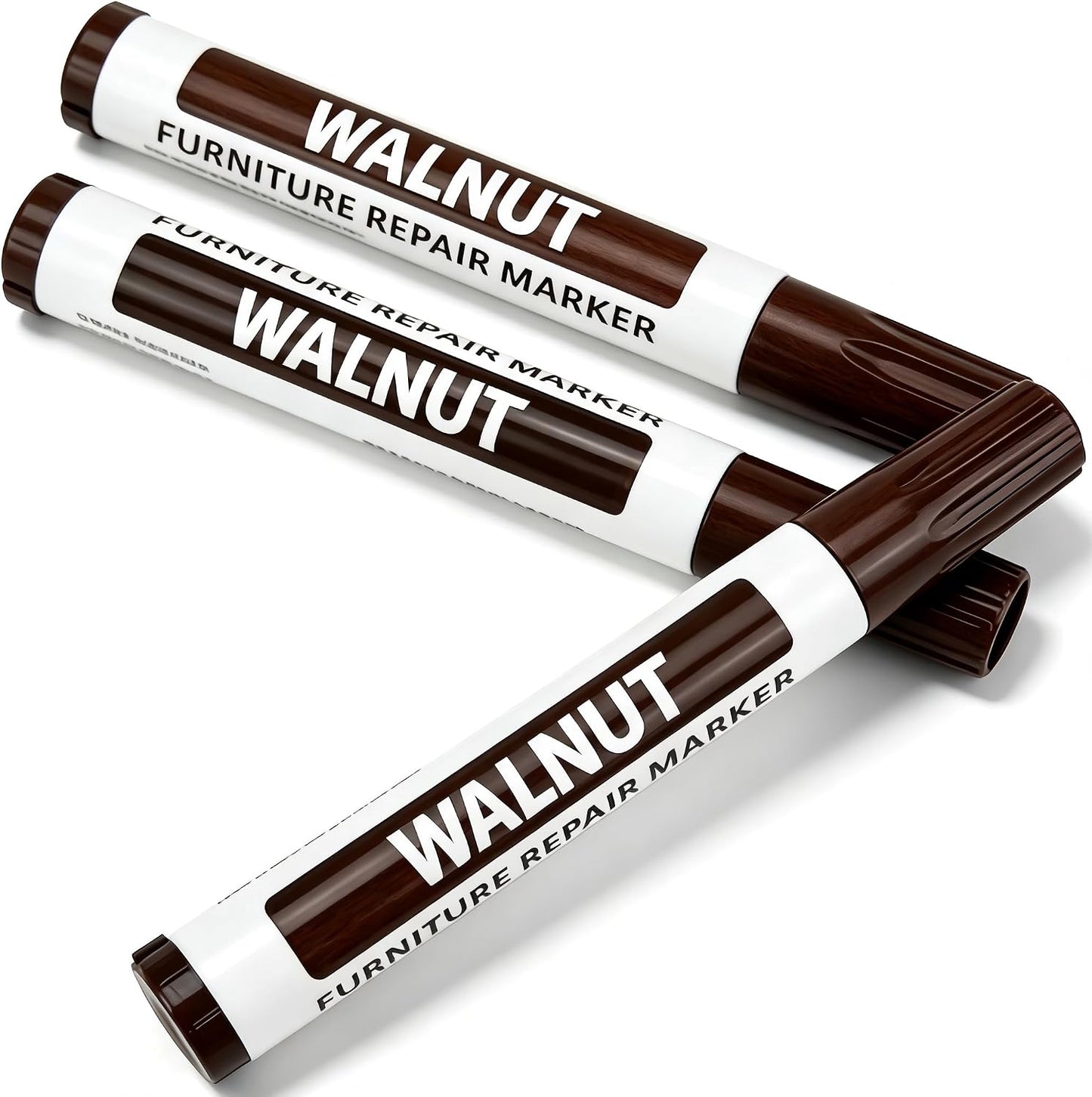 Wood Furniture Repair Pen Fix Scratches Floor Cabinet Table Door(WALNUT) | Restore floors! Top wood stain pen & furniture scratch repair markers. Ideal wood markers for scratches on doors & tables.