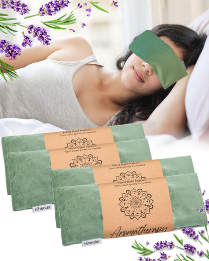 Hihealer Lavender Eye Pillow for Sleeping, Weighted Eye Mask for Spa, Yoga