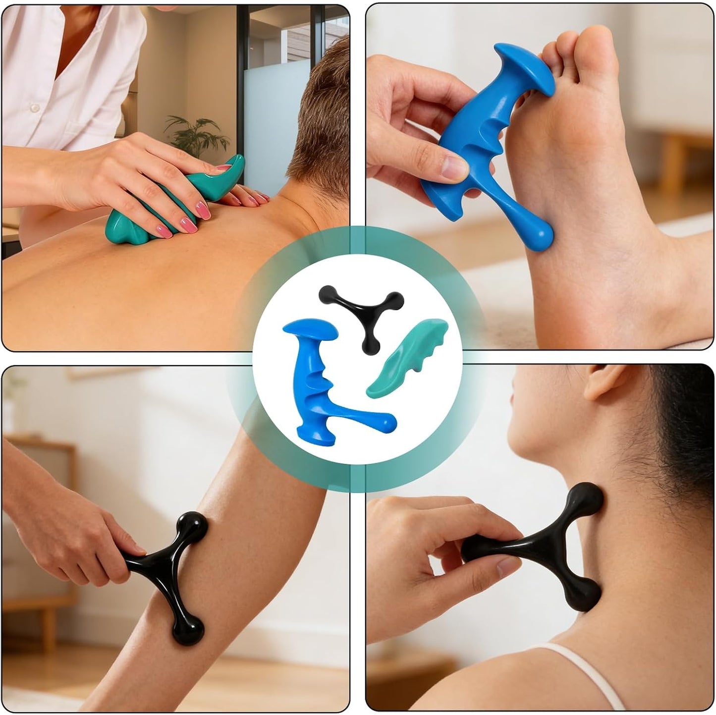 Trigger Point Massage Tool Thumb Saver Massage Tool | Ergonomic self massage tool designed for targeted trigger point therapy and deep tissue myofascial release.