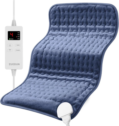 Heating Pad for Back, Neck, and Shoulder Pain Relief, Electric Heat Pad with 6 Heat Levels, Moist Heat Option, Auto Shut-Off, Birthday Christmas Gift for Women Men Mom Dad Grandma, Gift for her