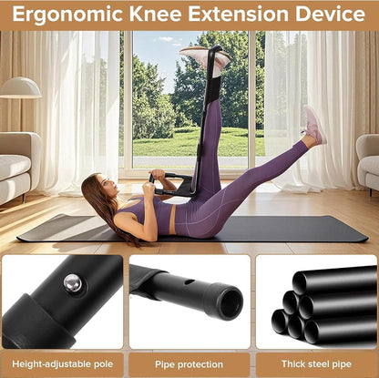 Adjustable Hamstring Stretcher for Knee Extension & Pain Relief – Multifunctional Leg, Calf, Hip & Lower Back Stretcher Device, Decompression & Physical Exercise Equipment for Flexibility & Workout