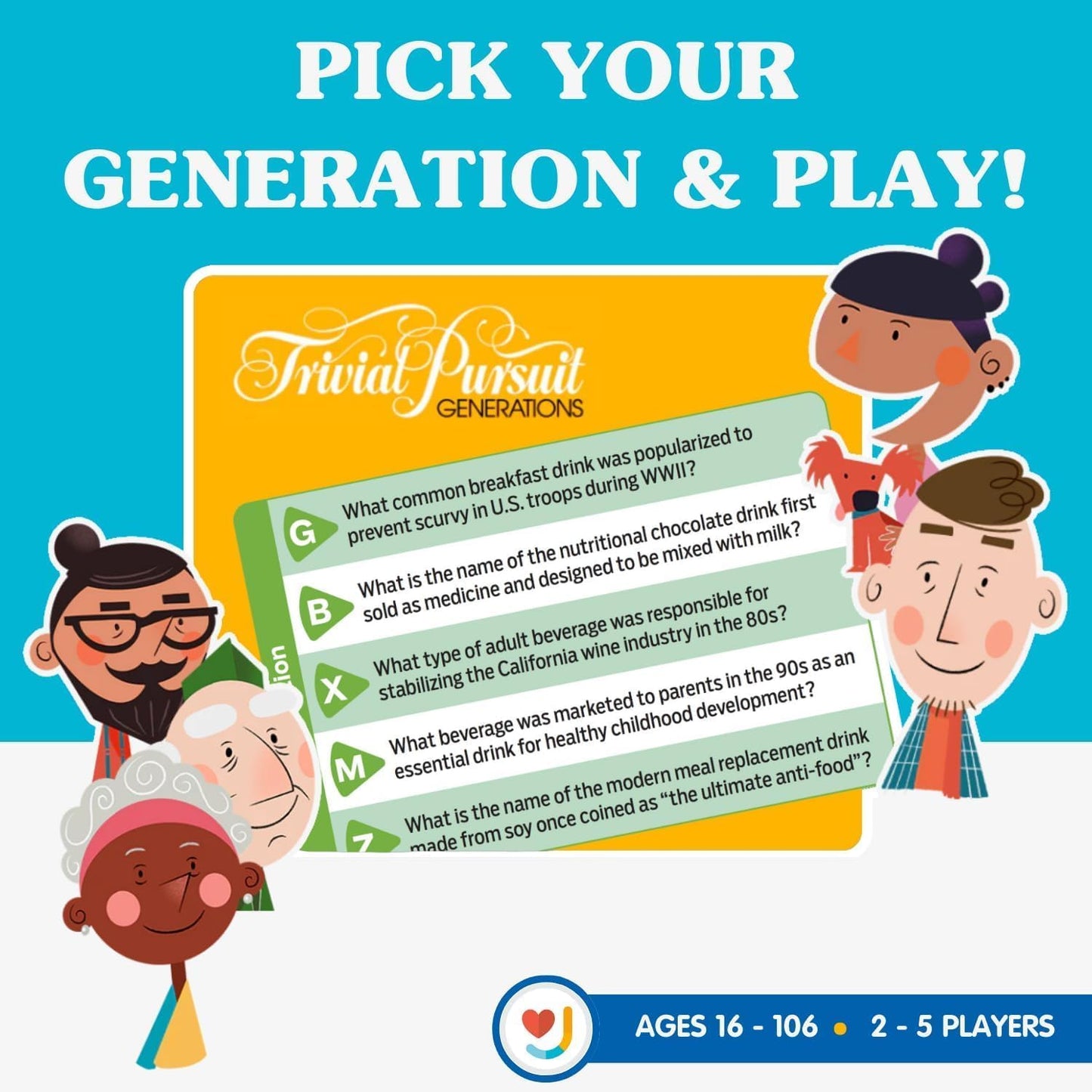 Ageless Games Taboo Charades - Classic Word Guessing & Charades Game for Older Adults - Big Easy to Read Cards for Low Vision - 80 Customizable Word Guess Cards - Fun Family Card Game for Ages 13-103