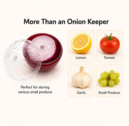 Avocado Keeper Saver Avocado Storage Containers With Lid | Onion Avocado Tomato Saver Fruit vegetable Holder Storage (Avocado Holder)