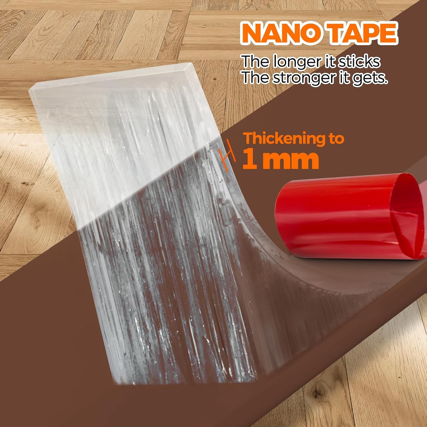 Holikme Door Draft Stopper 41inch Weather Stripping Door Seal Sweep | Under Door Draft Insulator Strong Adhesive Silicone Garage Window Strip Blocker Cold Air & Noise, Easy Install Save Energy