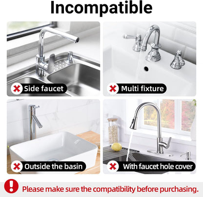 LOPNUR Cuttable Faucet Mat for Kitchen Sink, Extra Long 29 Inch, Black | Super Absorbent & Fast Dry Diatomite Sink Splash Guard, 0.8-2.4 Inch Adjustable Faucet Hole, Cut to Fit Bathroom & RV Sinks