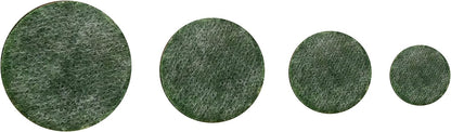 9423 Self-Adhesive Felt Surface Protection Pads, Assorted Sizes, 46-Count, Green