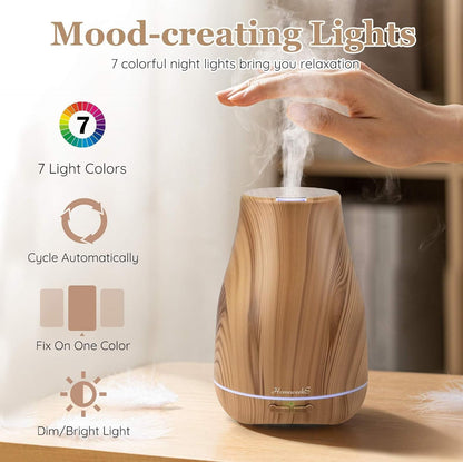 Homeweeks Essential Oil Diffuser for Room 100 ML