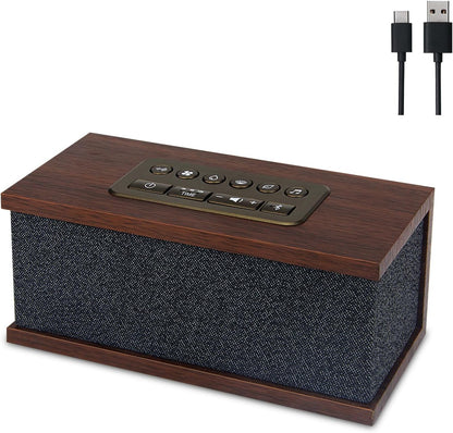 Sound Machine White Noise Machine with 70 Natural Soothing Sounds Sleeping Timer Memory Function 30 Volume Levels Brown Noise Sleep Sounds Machine Powered by USB for Baby Kids Adults,Black
