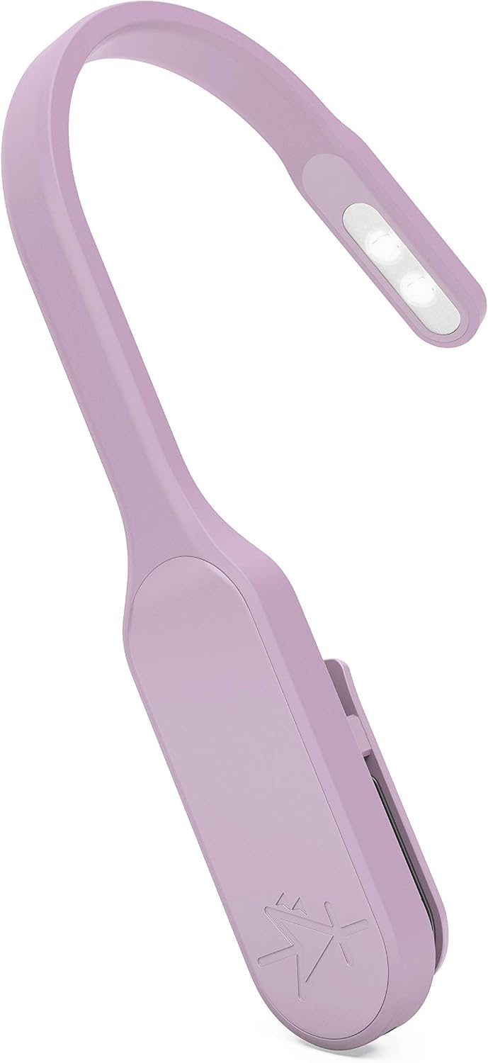 The Original Mighty Bright Recharge Clip On Rechargeable Book Light Reading Light, Warm Eye Care LEDs, Flexible, Durable, Dimmable, Perfect for Kids, Bookworms, Reading in Bed, Lasts 60 Hours (Green)