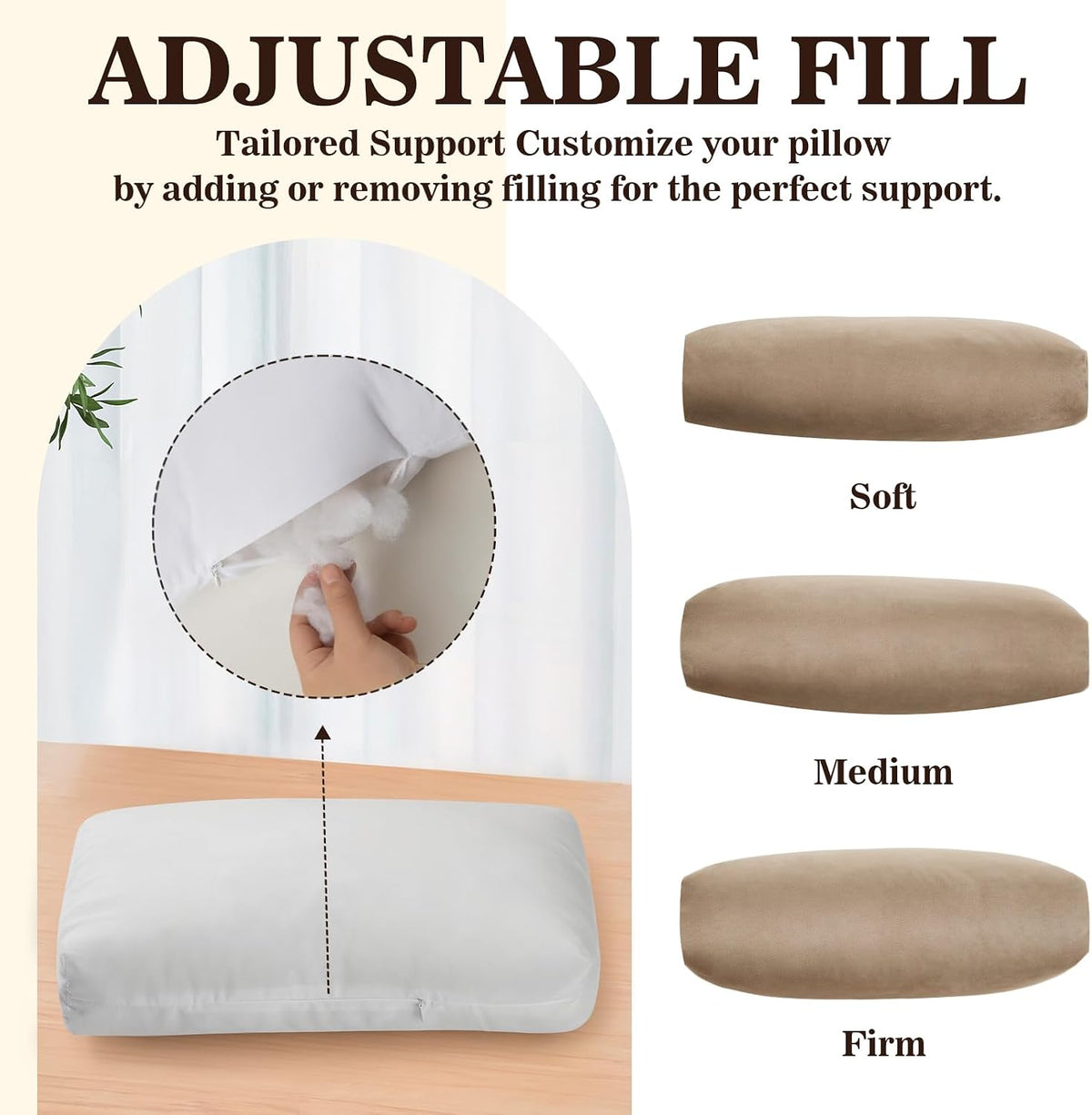 Recliner Headrest Pillow, Adjustable Comfort Neck & Head Support Pillow