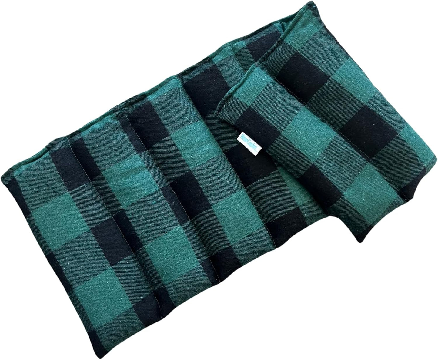 Microwavable Heating Pad (Blue Plaid/Large)