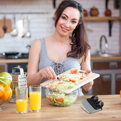 Mudder 4 Pieces Finger Vegetable Palm Peeler Kitchen Fruit Potato Peeler with Comfortable Rubber Finger Grip For Pumpkin Carrot Cucumber Potato