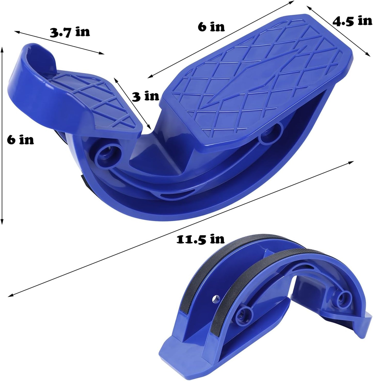 Hausse Foot Stretcher, Calf Stretcher for Plantar Fasciitis, Non-slip Stretching Foot Rocker for Home Office (Blue)