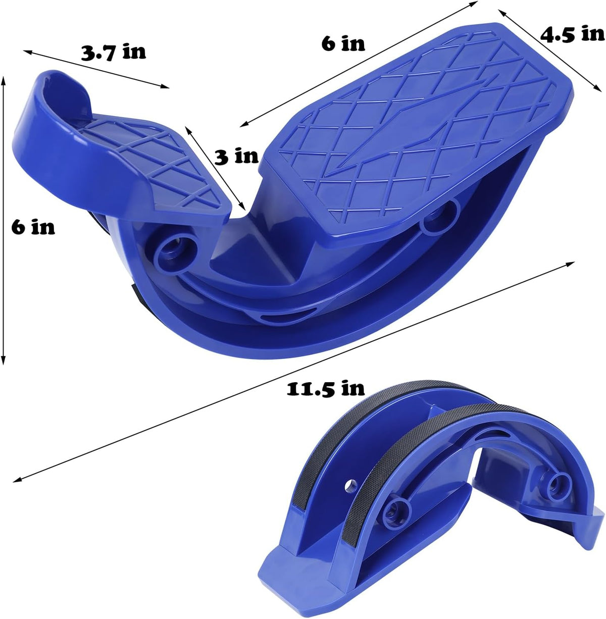 Hausse Foot Stretcher, Calf Stretcher for Plantar Fasciitis, Non-slip Stretching Foot Rocker for Home Office (Blue)