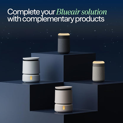 BLUEAIR Air Purifiers with Sunrise Alarm Clock for Home Bedroom Dorm, Beige