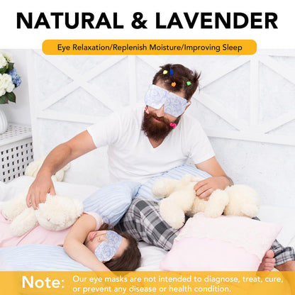 XPCARE 48 Pack Steam Eye Masks for Dry Eyes, Self Heated Steam Warm Eye Mask, Disposable Heated Eye Mask for Dark Circles, Puffy Eyes, Relief Stress Eye Fatigue (Unscented)